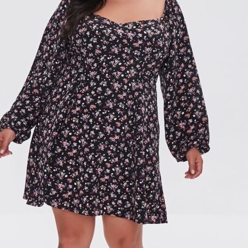 Floral mini dress